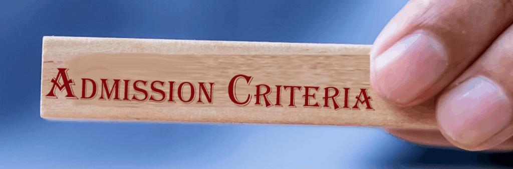 Admission Criteria